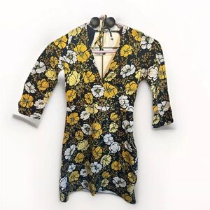 Zara Trafaluc Floral Mini Dress Size XS